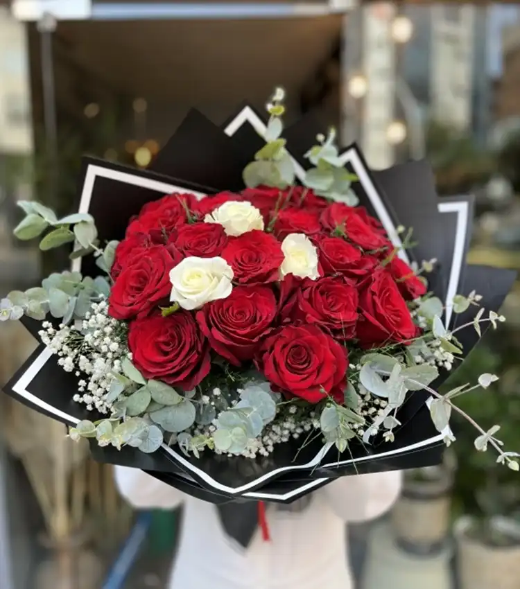 21 Adet Gül Buketi