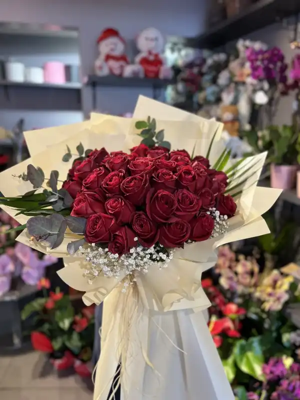 41 Adet Kırmızı Gül 